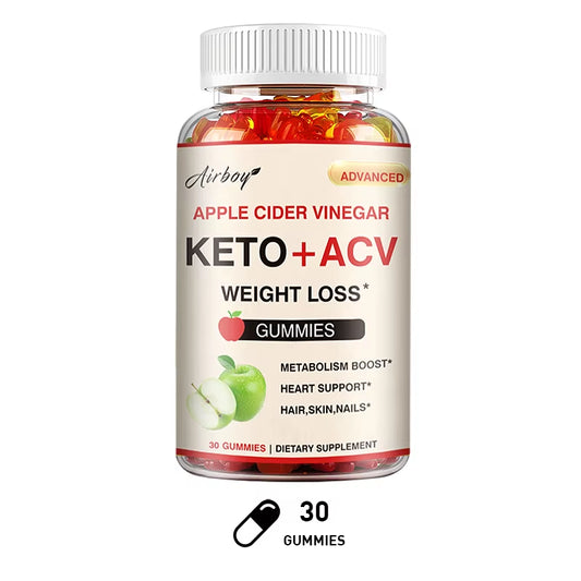Keto + ACV Gummies - Supports Digestion, Metabolism, Detoxification and Cleansing, Boosts Energy, Suppresses Appetite
