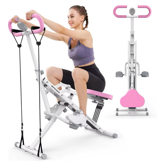 Home Multifunctional Squat Machine, Sports Rowing Machine, Spinning Bike, Single Person Fitness Bike, Horseback Riding Machine